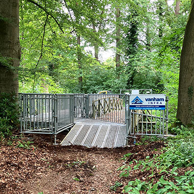 huren veilige tijdelijke brug voor toegankelijkheid